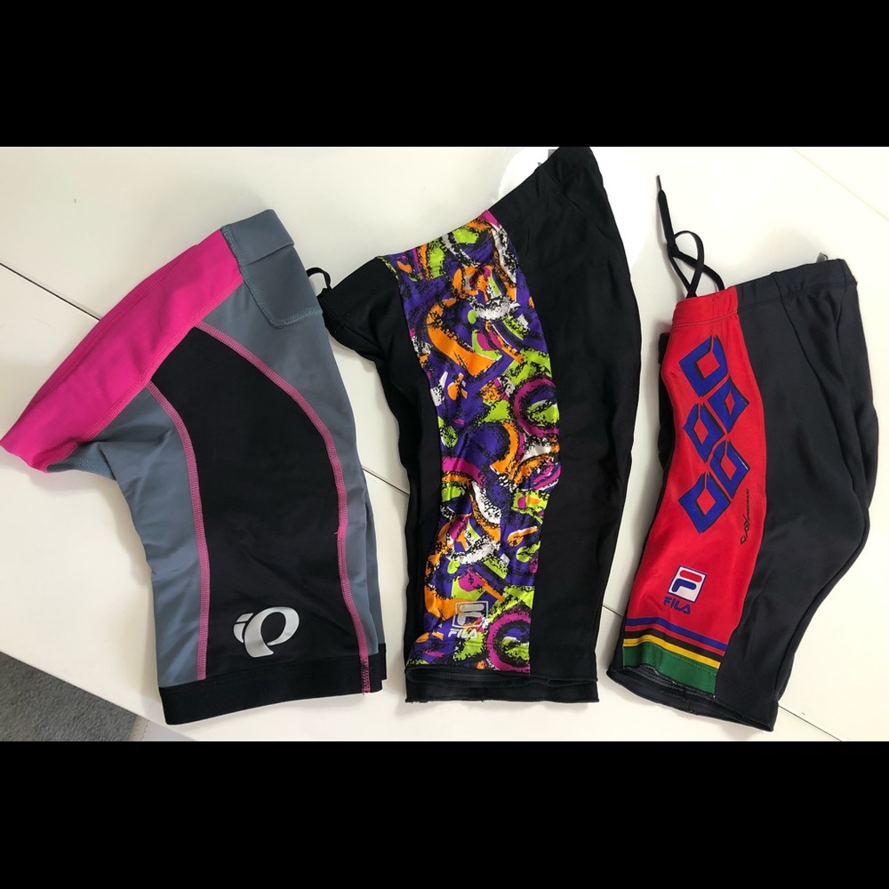 3 cycling shorts bundle Small size